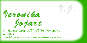 veronika jojart business card